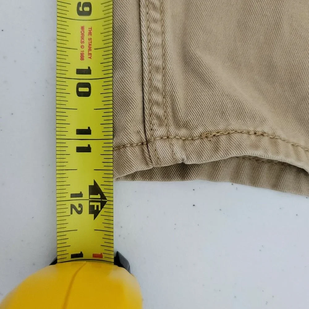Levis Strauss & Co‎ Mens Khaki White Label Casual Cargo Shorts Size 28 Fishing